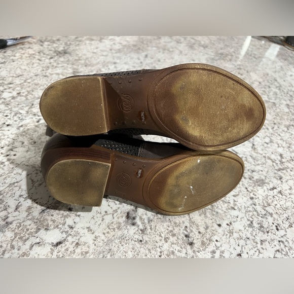 Women’s Ankle Booties Size 7 Lucky Brand Grey Brown - Picture 5 of 5